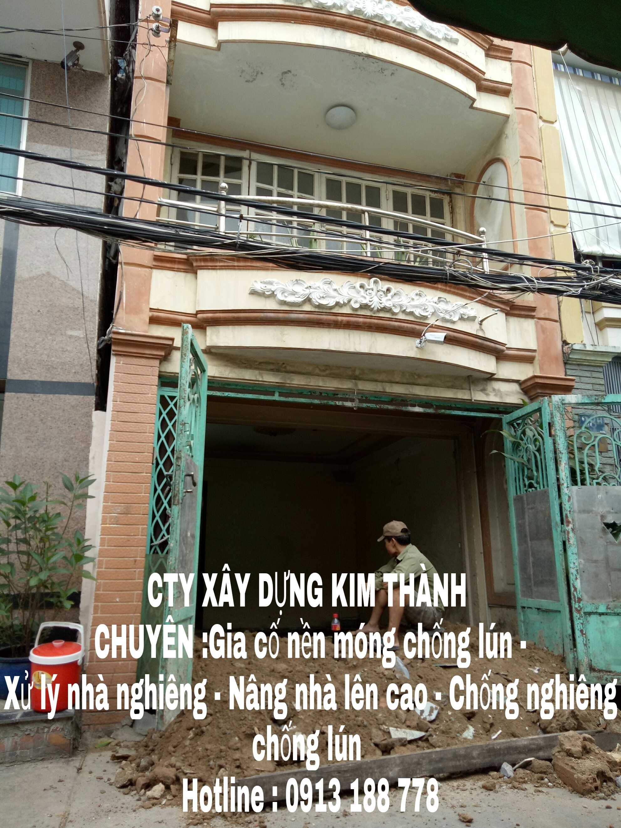 CTY CHUYÊN CHỐNG NGHIÊNG CHỐNG LÚN NHÀ  - GIA CỐ MÓNG CHỐNG NGHIÊNG LÚN